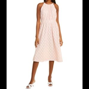 Summer sleeveless London times halter dress peach pink 8 Nordstrom rack